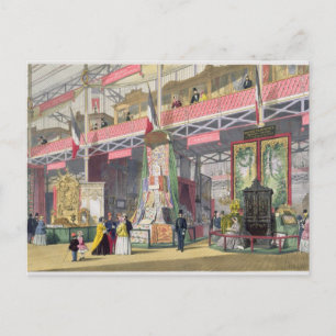 Great Exhibition, 1851: France No.1, display of fa Postcard