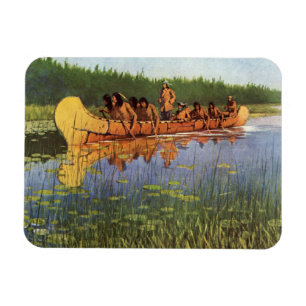 Great Explorers by Remington, Vintage Pioneers Magnet