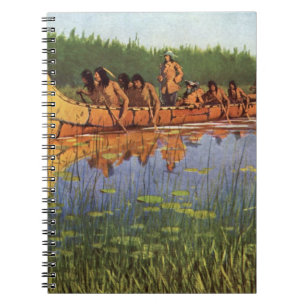 Great Explorers by Remington, Vintage Pioneers Notebook