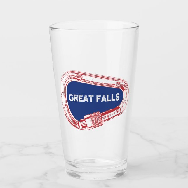 Great Falls Climbing Carabiner Glass (Front)