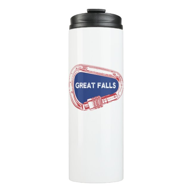 Great Falls Climbing Carabiner Thermal Tumbler (Front)