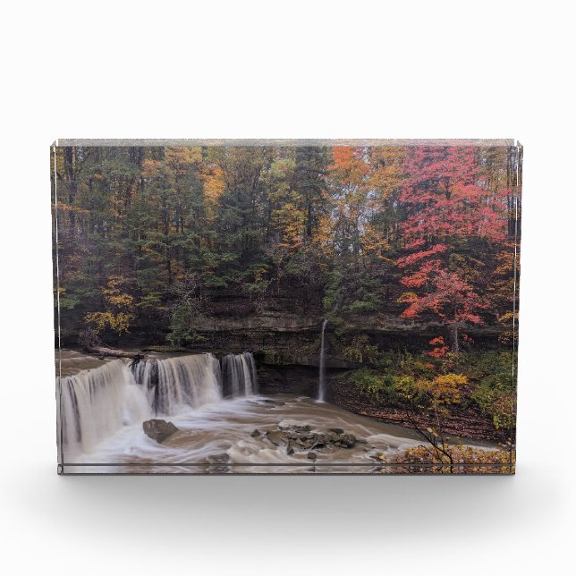 Great Falls of Tinkers Creek in the Fall Photo Block (Front)