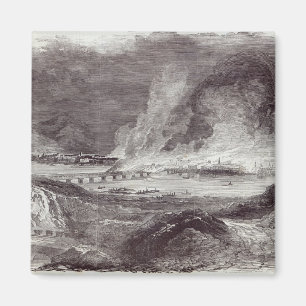 Great Fire at Pittsburgh Magnet