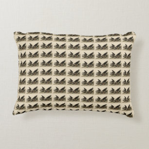 Great-footed Hawk from Audubon's Birds of America Accent Pillow