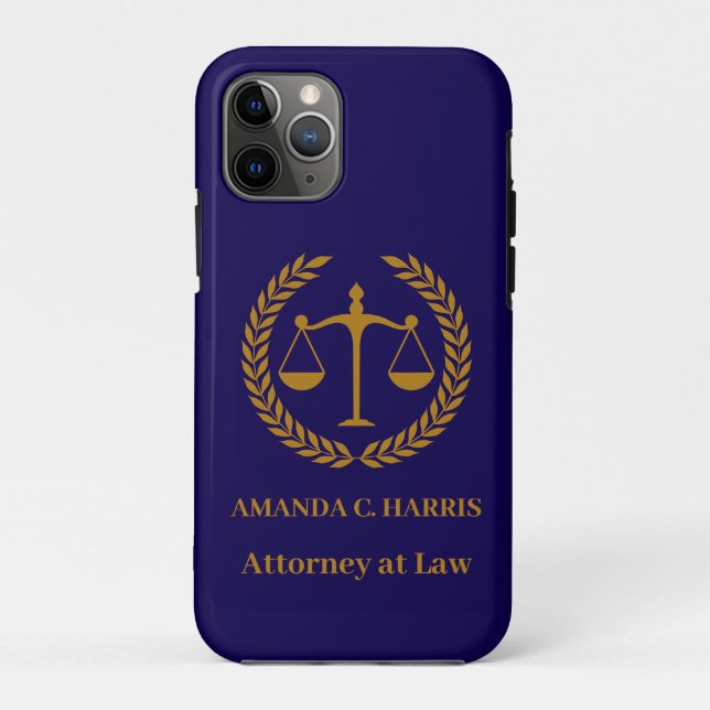 Great for Lawyers, Attorneys, Judges, Law Clerks,  Case-Mate iPhone Case (Back)