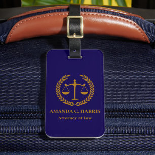 Great for Lawyers, Attorneys, Judges, Law Clerks,  Luggage Tag