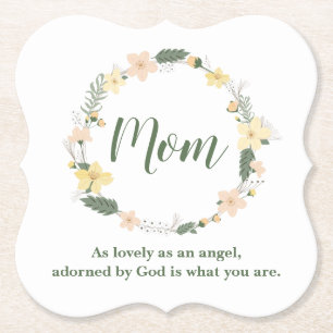Great for Mom Paper Coaster