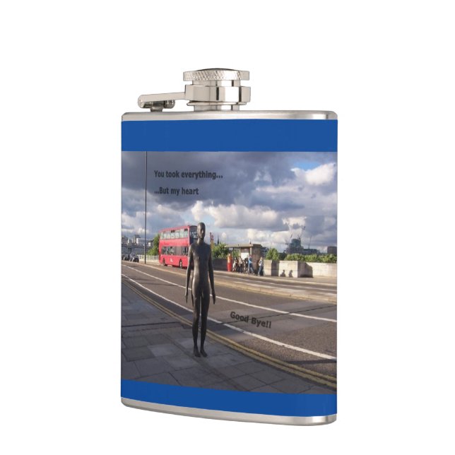 Great Funny Breakup Gift  Hip Flask (Left)