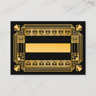 Great Gatsby 1920s Art Deco Wedding Place Cards
