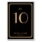 Great Gatsby Art Deco Black Wedding Table Numbers