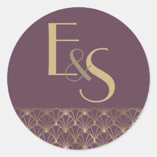 Great Gatsby art deco elegant wedding Sticker