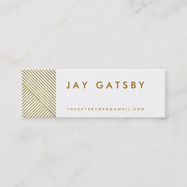GREAT GATSBY Calling Card (Front)