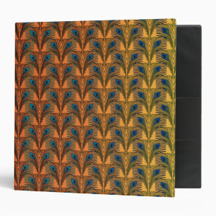 Great Gatsby Feathers art deco design Binder