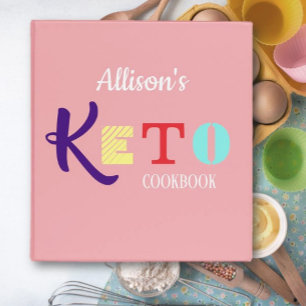 Great gift!  Custom Keto cookbook 3 Ring Binder