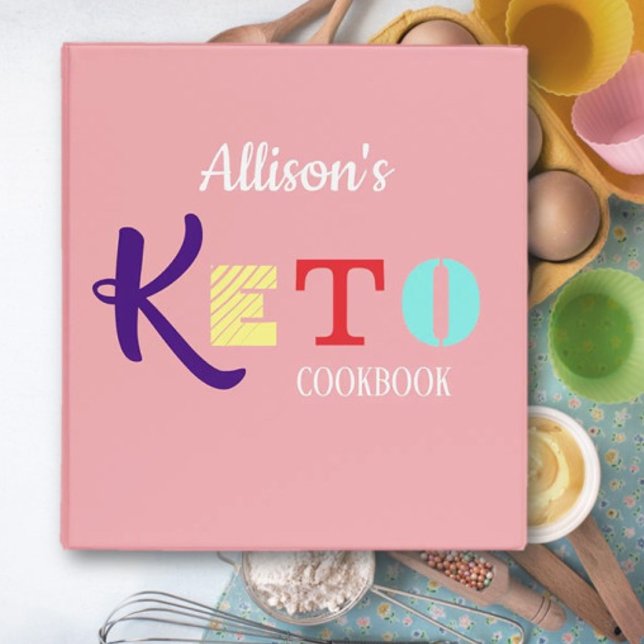 Great gift!  Custom Keto cookbook 3 Ring Binder (Creator Uploaded)