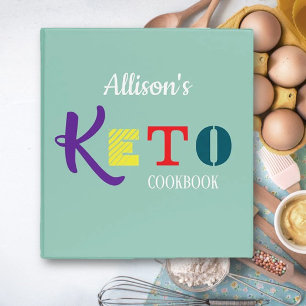 Great gift!  Custom Keto cookbook 3 Ring Binder