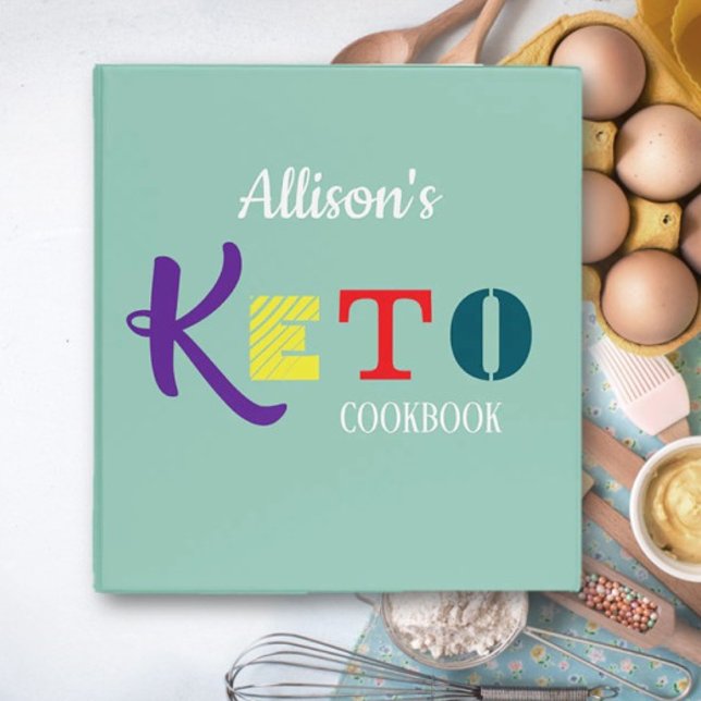 Great gift!  Custom Keto cookbook 3 Ring Binder (Creator Uploaded)