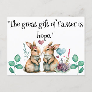 Great Gift Of Easter Is Hope Postcard