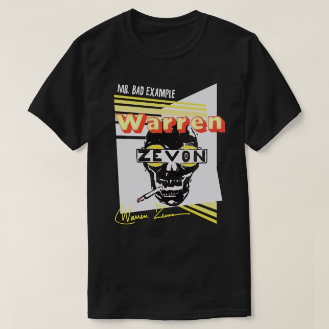 Great Gift Warren Art Zevon Gift For Fan T-Shirt (Design Front)