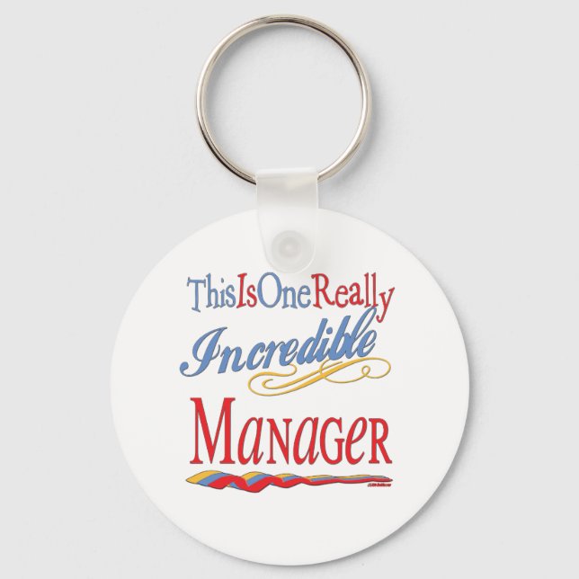 Great Gifts For Boss Keychain (Front)
