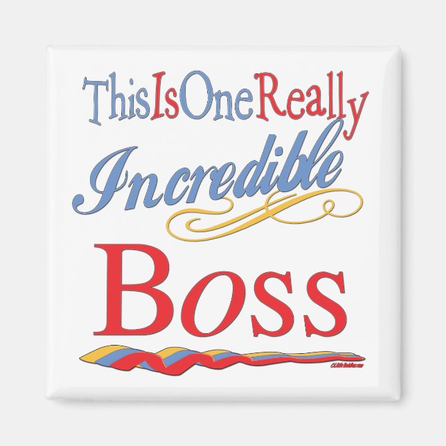 Great Gifts For Boss Magnet (Front)