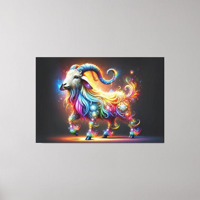 Great GOAT Canvas Print (Front)