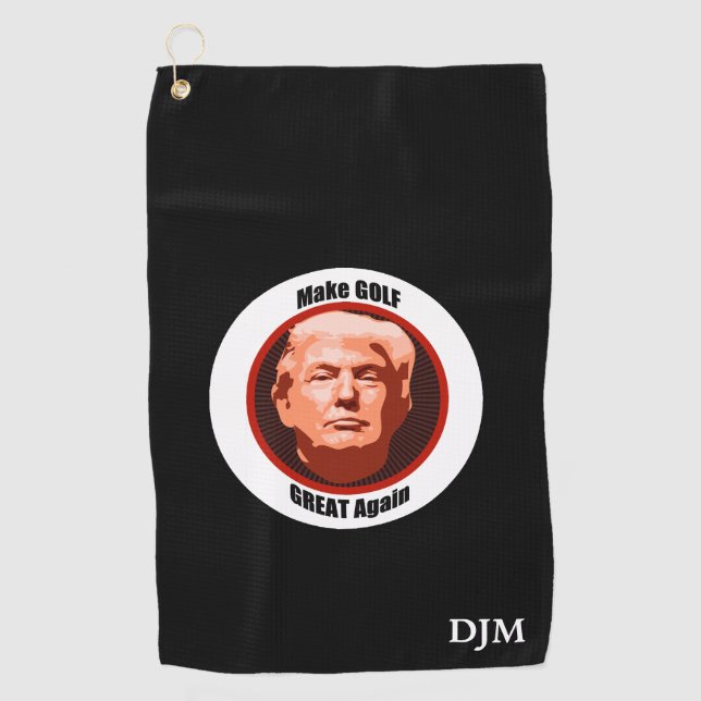 Great Golf Trump Golf Towel (Front)