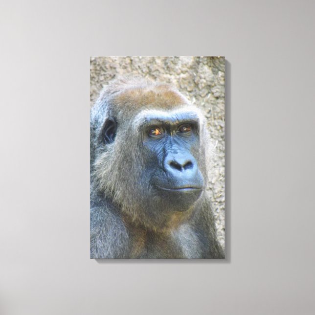Great Gorilla Wrapped Canvas! Canvas Print (Front)