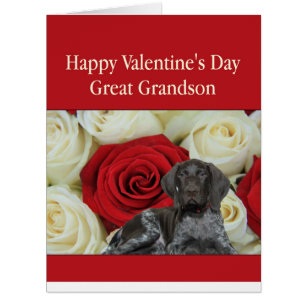 Great Grand-fils Glossy Grizzly Valentine Puppy Lo