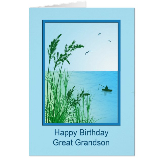 Great Grand-son Anniversaire Pêche en mer (Devant)