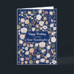 Great Granddaughter Birthday Scattered Flowers  Card<br><div class="desc">Happy birthday to your great granddaughter. This birthday card captures the timeless beauty of roses in full bloom,  intertwined with graceful leaves. The design evokes a sense of classic charm and elegance,  making it a wonderful way to convey your warmest birthday greetings to someone special.</div>