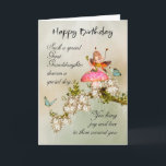 Great Granddaughter Fairy Birthday Card With Bloss<br><div class="desc">Great Granddaughter Fairy Birthday Card With Blossom</div>