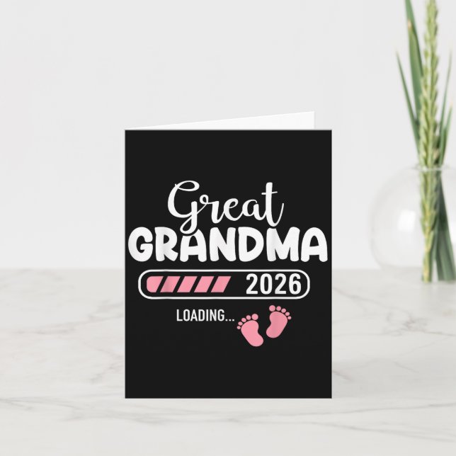 Great Grandma 2026 Loading  Card (Front)