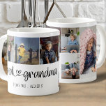 Great Grandma Cute Lettering I Love You 6 Photo Coffee Mug<br><div class="desc">A gift for your great grandma. This photo mug is lettered with "great grandma" in whimsical typography, linked with a love heart and you can personalize with your name and message, such as I love you. The photo template is set up for you to add 6 of your favourite photos...</div>