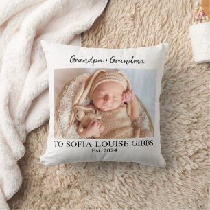 Great Grandma, Grandpa, and Nanny – Grandparent Throw Pillow