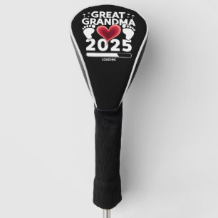 Great grandma Loading 2025 Pregnancy Announcement Golf Head Cover