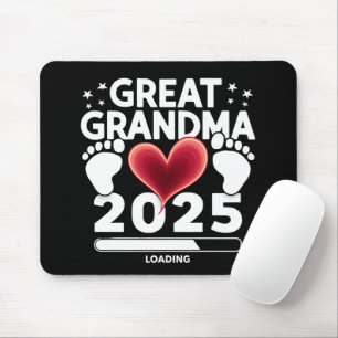 Great grandma Loading 2025 Pregnancy Announcement Mouse Pad
