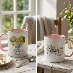 Great Grandma Mother's Day Wildflower Photo Mug