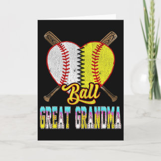 Great Grandma Of Both Half Sell Softll Ice Cream D Card