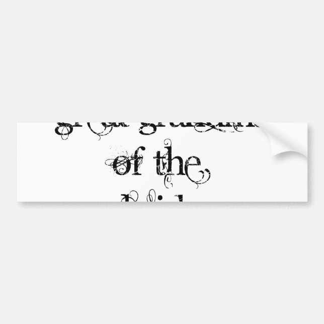 Great Grandma of the Bride Bumper Sticker (Front)