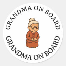 Great Grandma On Board Cute Family
