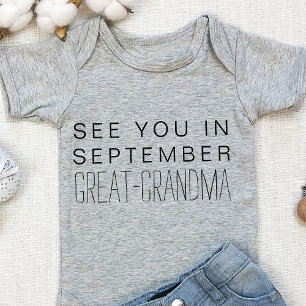 Great-Grandma Personalized Pregnancy Announcement Baby Bodysuit