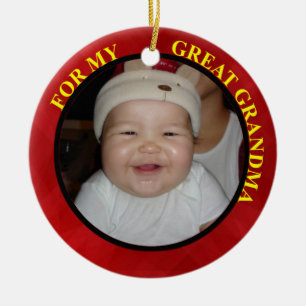Great Grandma Photo Gift Tag & Ornament