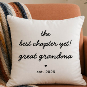 Great Grandma Pillow   Best Chapter Yet