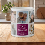 GREAT GRANDMA 'the most loved' Photo Collage Coffee Mug<br><div class="desc">Who doesn't love a great cup of coffee,  especially when served in a mug that holds so many fond memories? This 'Grandma' mug showcases 9 of your beloved photos and can be customized to suit your preference. It's not just a coffee mug,  it's a treasure chest of memories.</div>