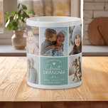 GREAT GRANDMA 'the most loved' Photo Collage Coffee Mug<br><div class="desc">Who doesn't love a great cup of coffee,  especially when served in a mug that holds so many fond memories? This 'Grandma' mug showcases 9 of your beloved photos and can be customized to suit your preference. It's not just a coffee mug,  it's a treasure chest of memories.</div>