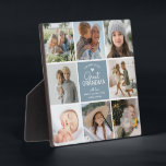 GREAT GRANDMA 'the most loved' Photo Collage Plaque<br><div class="desc">Trendy modern photo collage plaque Great Grandma. Create your own personal gift with a 8 (eight) photo collage consisting of a square picture layout template, the text 'the most loved great grandma' a cute little heart and name/s. All text and colours can be changed to your own personal taste by...</div>