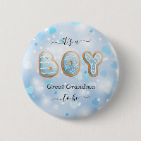 Great Grandma to Be Blue Baby Shower