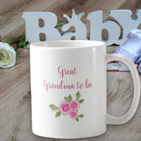 Great Grandma to Be New Baby Girl Brewing Pink