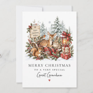 Great Grandma Xmas Card | Grandmother Christmas